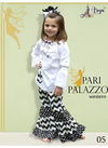 White Arya Pari Plazzo Exclusive Designer Mix Rayon Digital Printed Top With Plazzo Collection 05